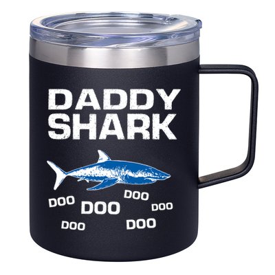 Daddy Shark Doo 12oz Stainless Steel Coffee Mug