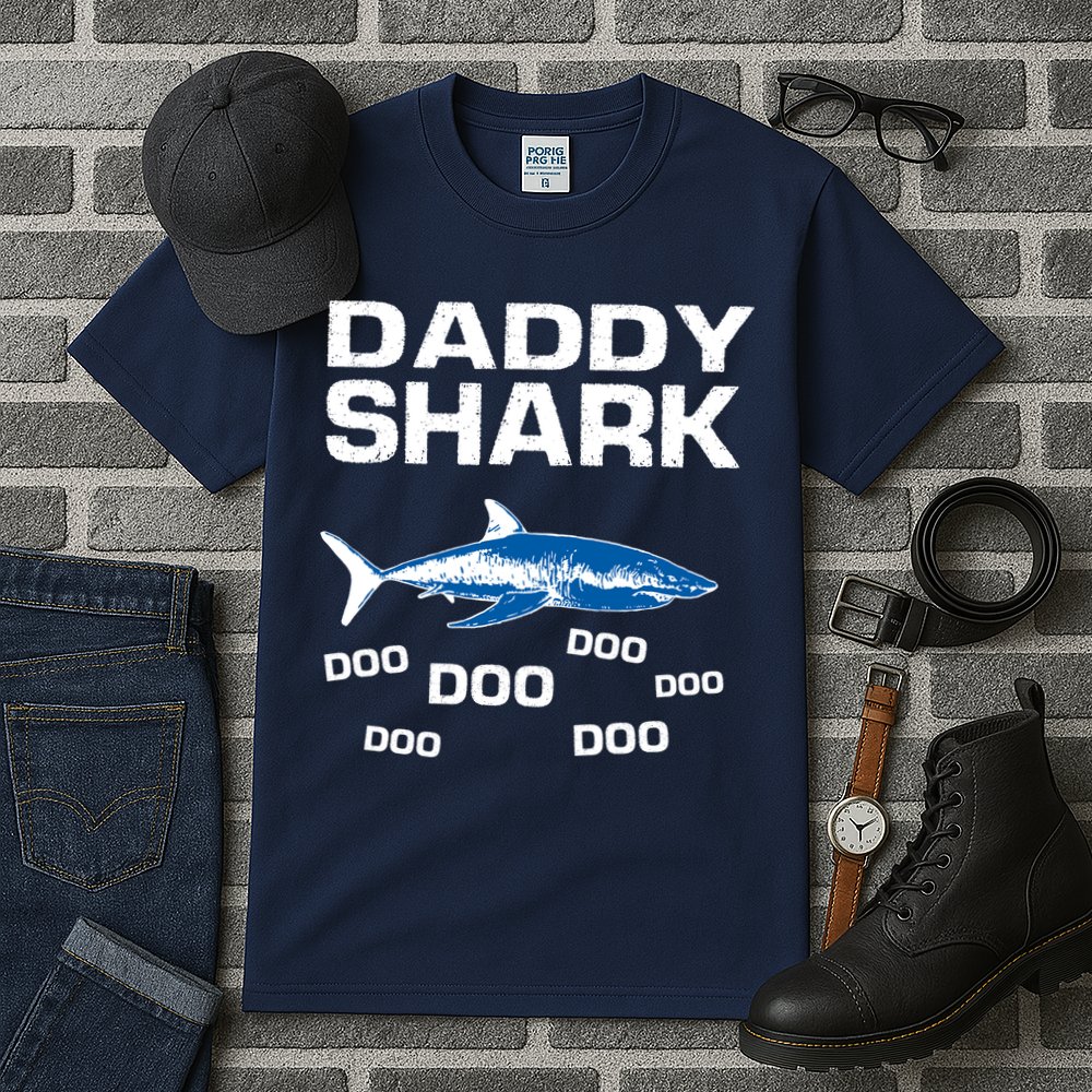 Daddy Shark Doo Tall T-Shirt