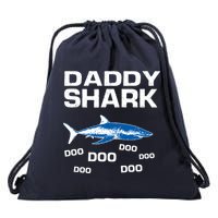 Daddy Shark Doo Drawstring Bag
