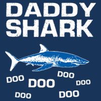 Daddy Shark Doo Drawstring Bag