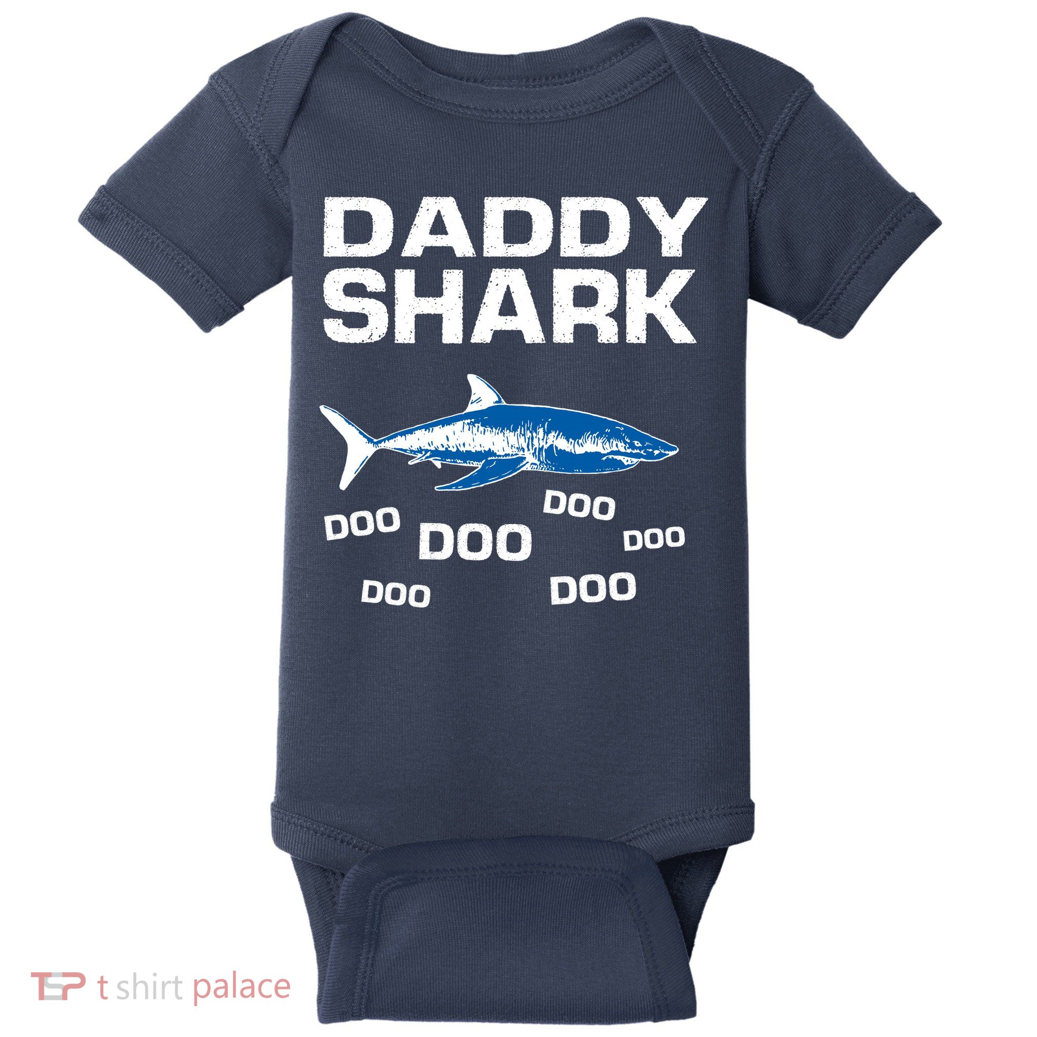 Daddy Shark Doo Baby Bodysuit