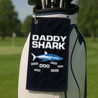 Daddy Shark Doo Golf Towel