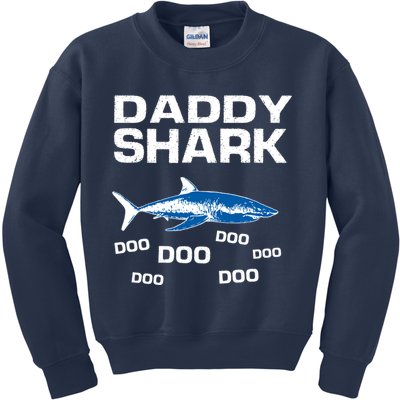 Daddy Shark Doo Kids Sweatshirt