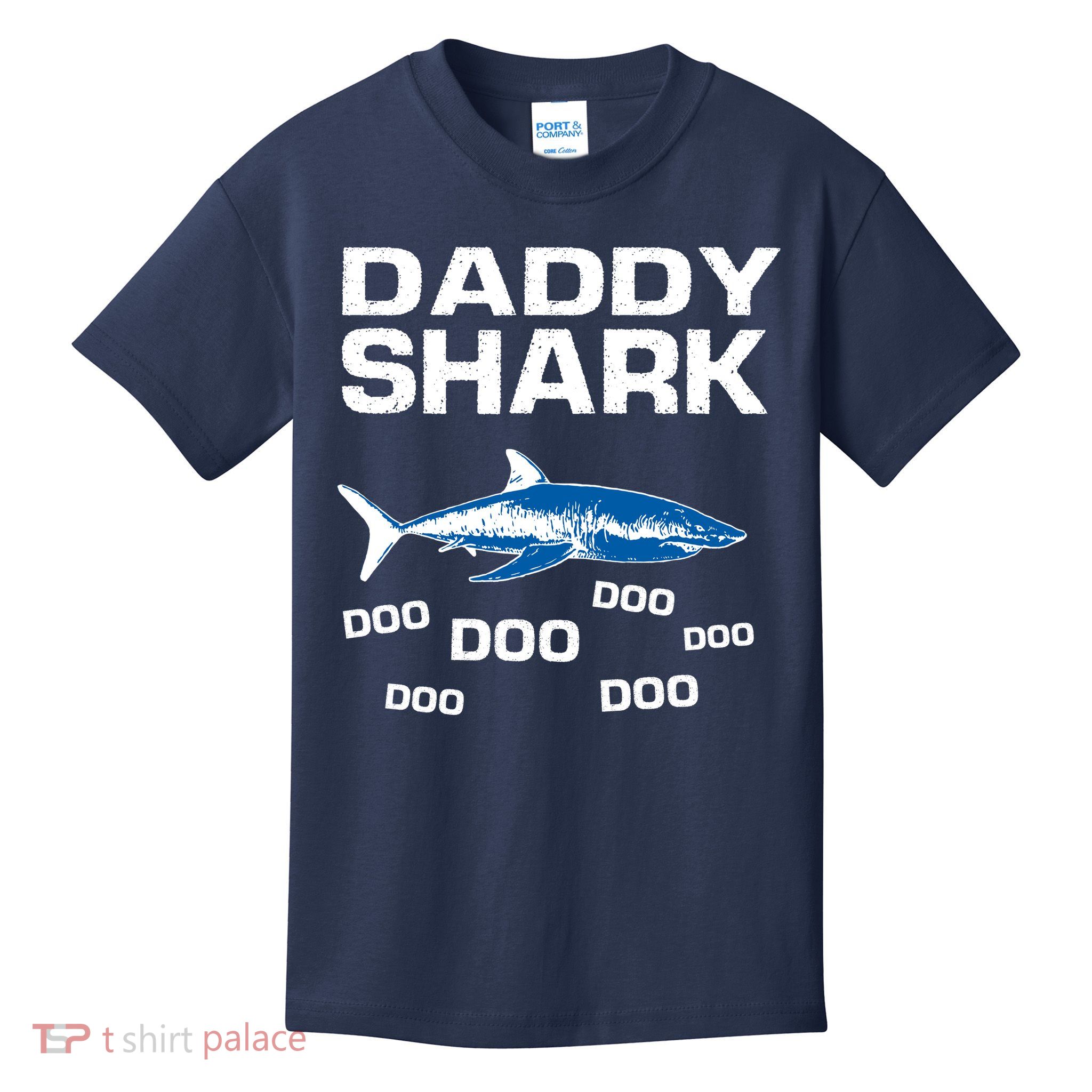 Daddy Shark Doo Kids T-Shirt