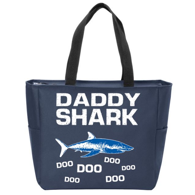 Daddy Shark Doo Zip Tote Bag
