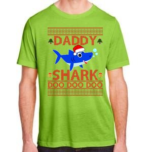 Daddy Shark Doo Doo Cute Ugly Christmas Adult ChromaSoft Performance T-Shirt