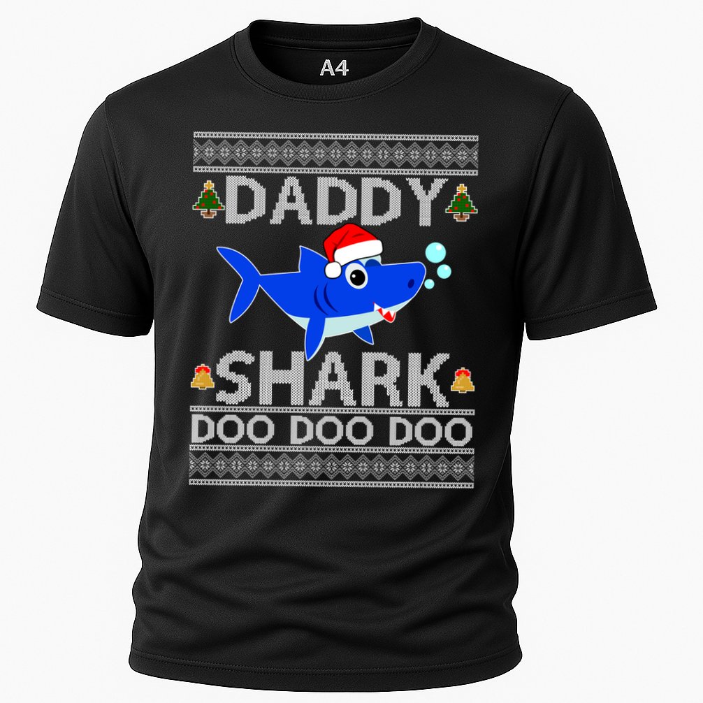 Daddy Shark Doo Doo Cute Ugly Christmas Performance Shirt