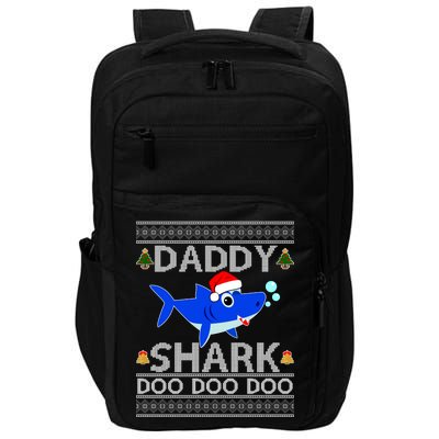 Daddy Shark Doo Doo Cute Ugly Christmas Impact Tech Backpack