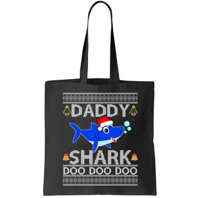 Daddy Shark Doo Doo Cute Ugly Christmas Bag