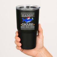 Daddy Shark Doo Doo Cute Ugly Christmas Tumbler