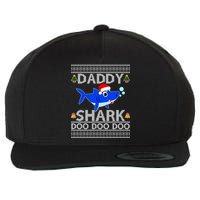 Daddy Shark Doo Doo Cute Ugly Christmas Wool Snapback Cap