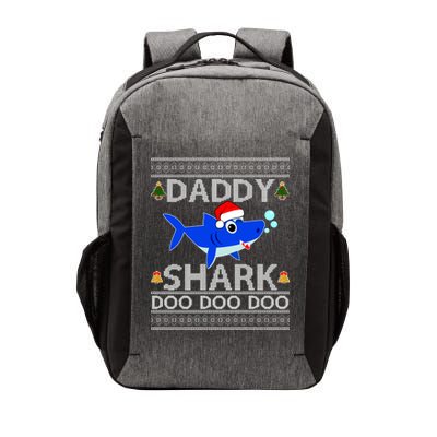 Daddy Shark Doo Doo Cute Ugly Christmas Vector Backpack