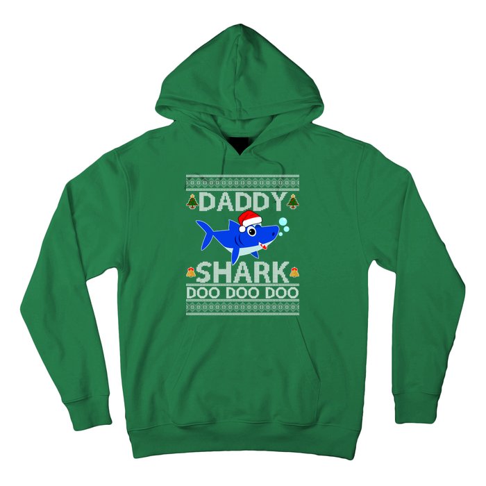 Daddy Shark Doo Doo Cute Ugly Christmas Hoodie