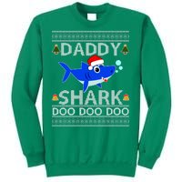 Daddy Shark Doo Doo Cute Ugly Christmas Sweatshirt