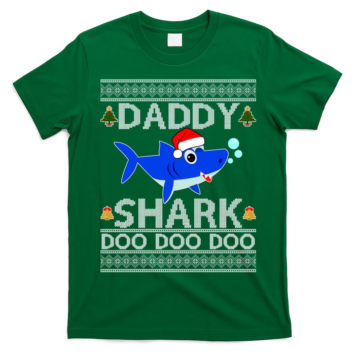Daddy Shark Doo Doo Cute Ugly Christmas T-Shirt