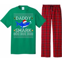 Daddy Shark Doo Doo Cute Ugly Christmas Pajama Set