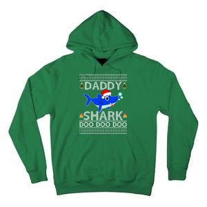 Daddy Shark Doo Doo Cute Ugly Christmas Tall Hoodie