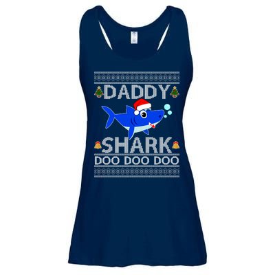 Daddy Shark Doo Doo Cute Ugly Christmas Ladies Essential Flowy Tank