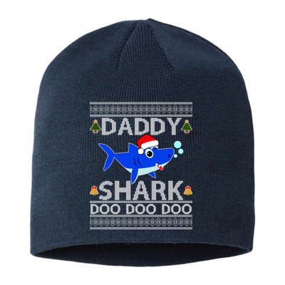 Daddy Shark Doo Doo Cute Ugly Christmas Sustainable Beanie