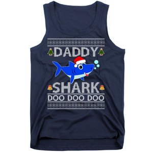 Daddy Shark Doo Doo Cute Ugly Christmas Tank Top