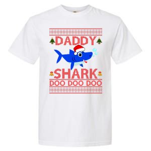 Daddy Shark Doo Doo Cute Ugly Christmas Garment-Dyed Heavyweight T-Shirt