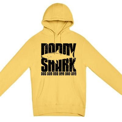 Daddy Shark Doo Doo Doo Premium Pullover Hoodie