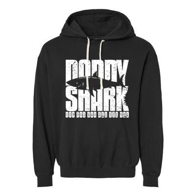 Daddy Shark Doo Doo Doo Garment-Dyed Fleece Hoodie
