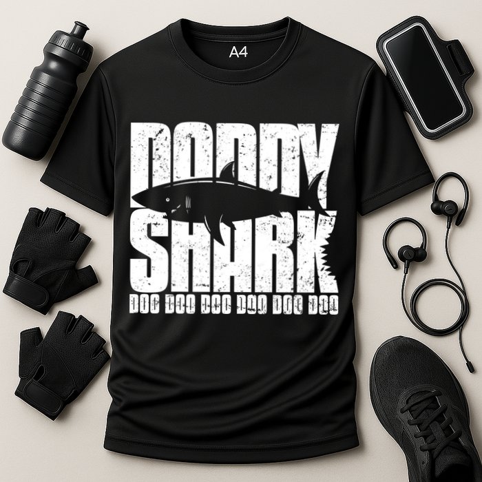 Daddy Shark Doo Doo Doo Performance Shirt
