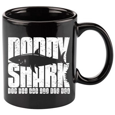 Daddy Shark Doo Doo Doo 11oz C Handle Ceramic Mug