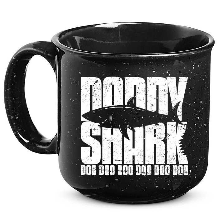 Daddy Shark Doo Doo Doo 15oz Campfire Ceramic Mug