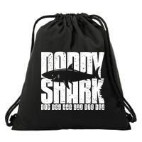 Daddy Shark Doo Doo Doo Drawstring Bag