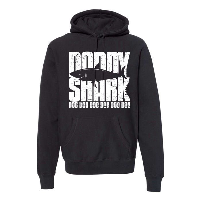 Daddy Shark Doo Doo Doo Premium Hoodie