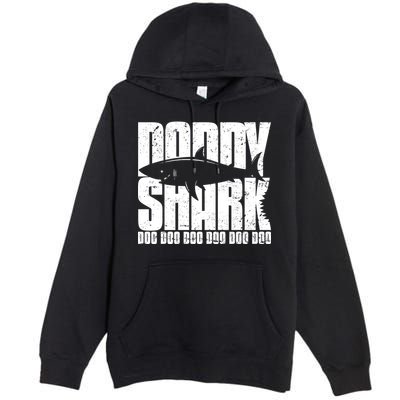 Daddy Shark Doo Doo Doo Premium Pullover Hoodie