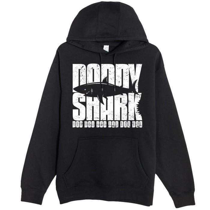 Daddy Shark Doo Doo Doo Premium Pullover Hoodie
