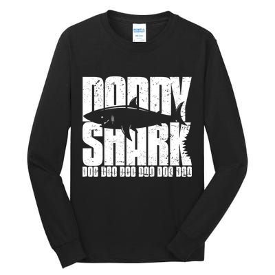 Daddy Shark Doo Doo Doo Tall Long Sleeve T-Shirt