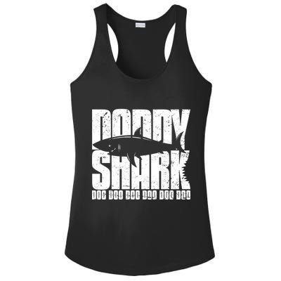 Daddy Shark Doo Doo Doo Ladies PosiCharge Competitor Racerback Tank