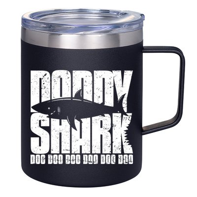 Daddy Shark Doo Doo Doo 12oz Stainless Steel Coffee Mug