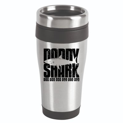 Daddy Shark Doo Doo Doo 16oz Travel Tumbler