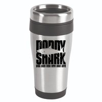 Daddy Shark Doo Doo Doo 16oz Travel Tumbler
