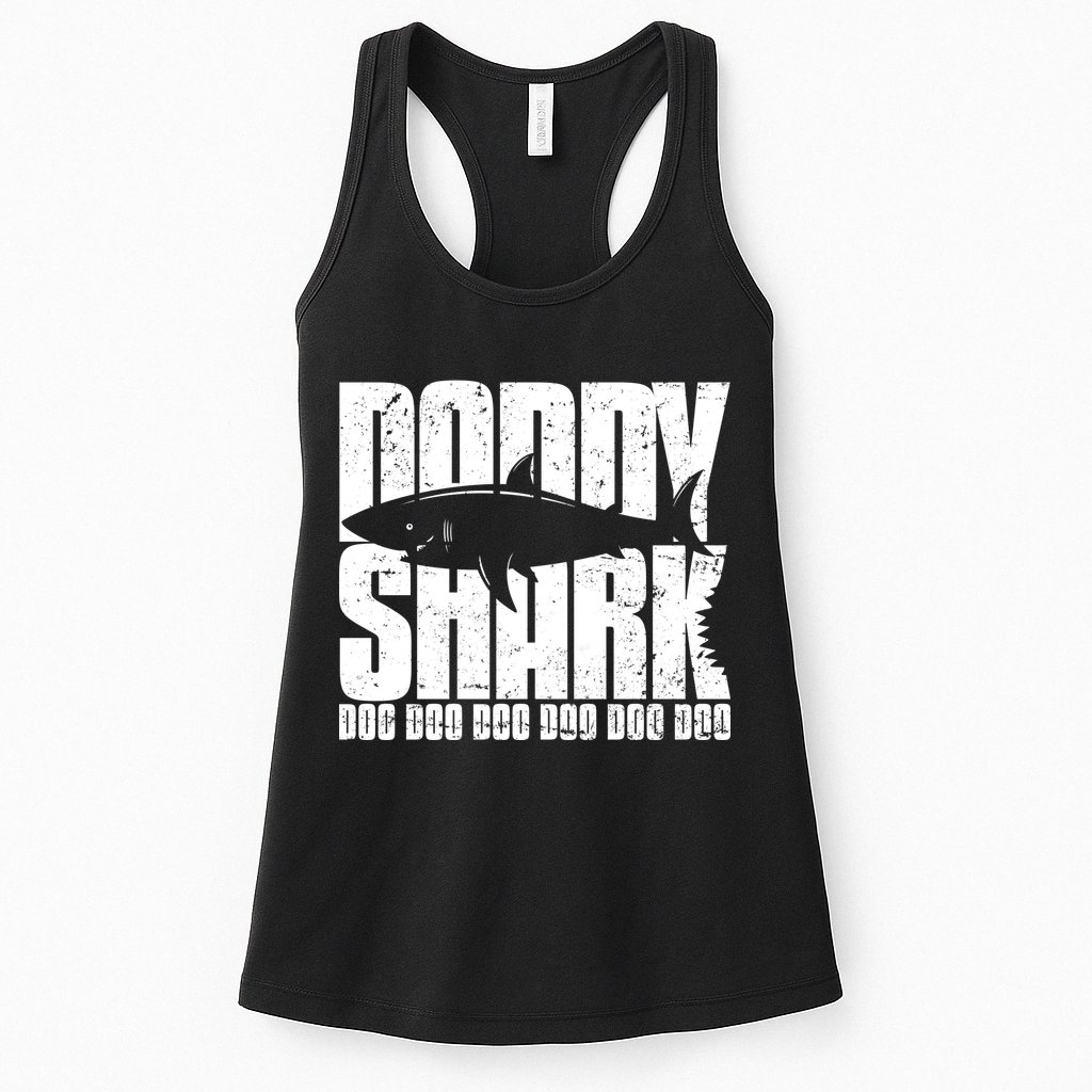 Daddy Shark Doo Doo Doo Womens Tank Top