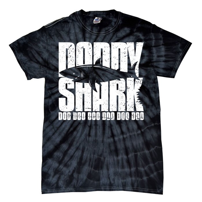 Daddy Shark Doo Doo Doo Tie-Dye T-Shirt