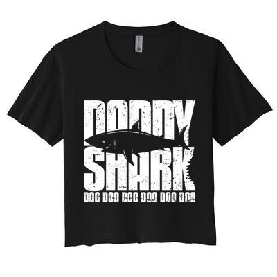 Daddy Shark Doo Doo Doo Crop Top