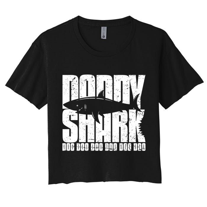 Daddy Shark Doo Doo Doo Crop Top