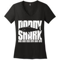 Daddy Shark Doo Doo Doo Women's V-Neck T-Shirt