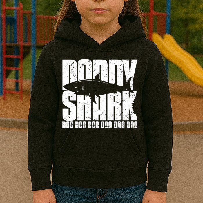 Daddy Shark Doo Doo Doo Kids Hoodie