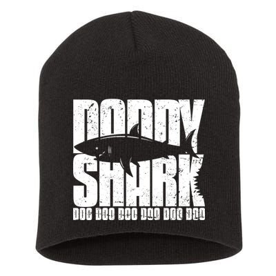 Daddy Shark Doo Doo Doo Short Acrylic Beanie