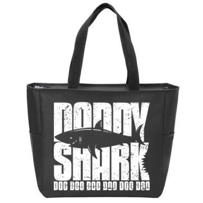 Daddy Shark Doo Doo Doo Zip Tote Bag