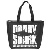 Daddy Shark Doo Doo Doo Zip Tote Bag