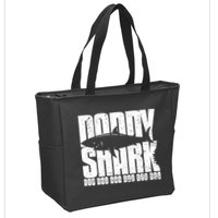 Daddy Shark Doo Doo Doo Zip Tote Bag