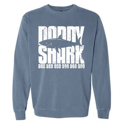 Daddy Shark Doo Doo Doo Garment-Dyed Sweatshirt